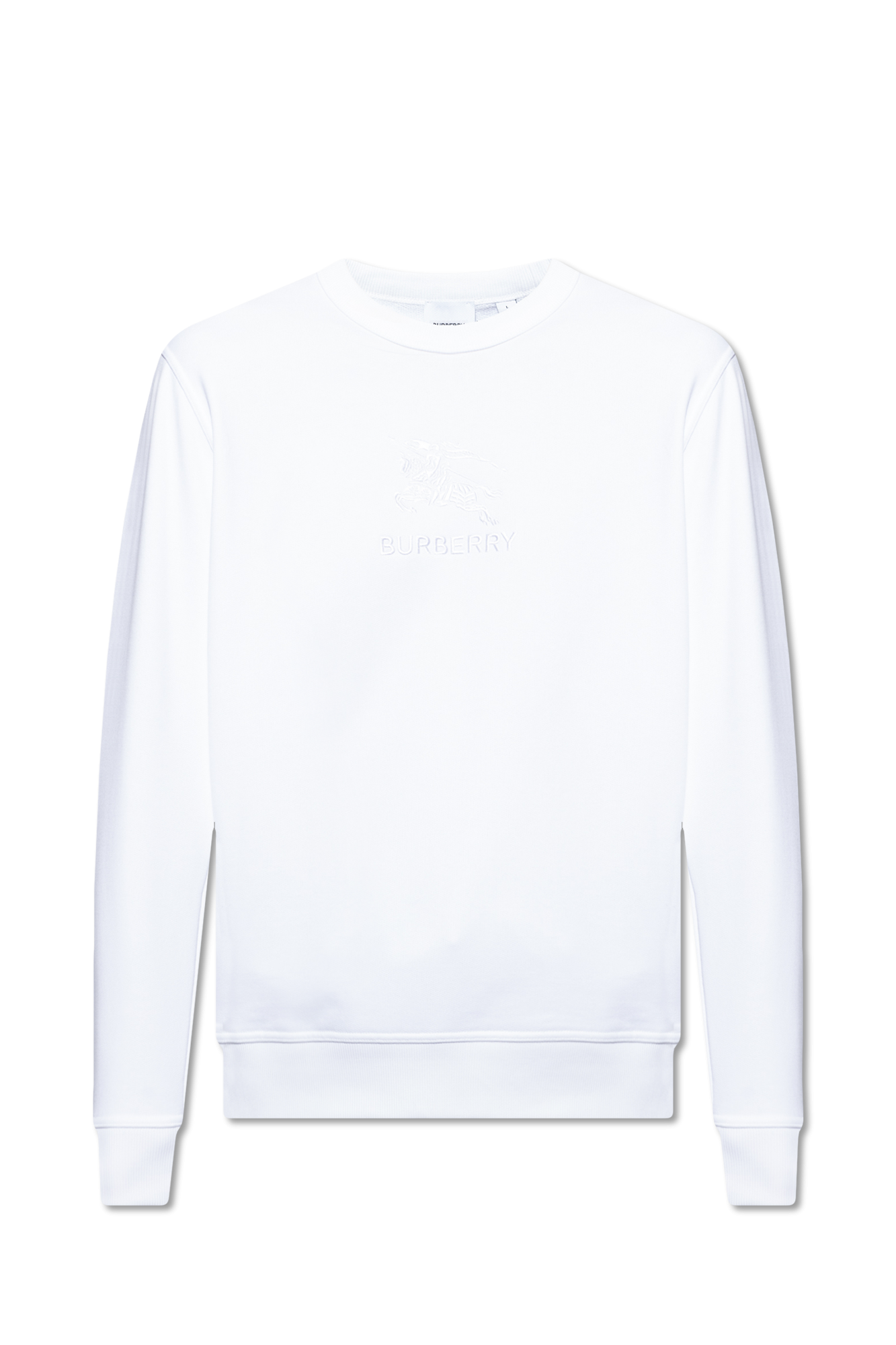 Burberry crew neck clearance white